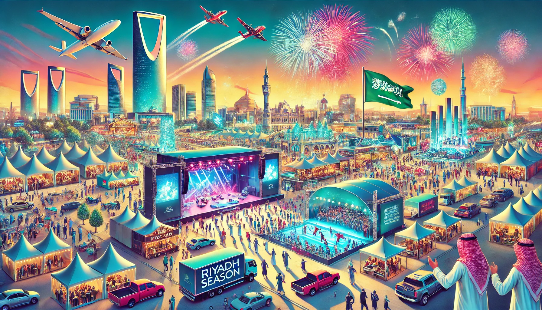 riyadh season ilustrasi