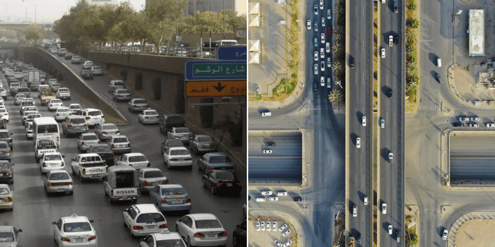 header, Kondisi Jalan raya di Arab Saudi (Sumber leaders-mena.com)