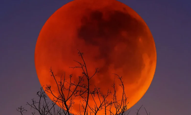 header, Ilustrasi Fenomena Blood Moon (Sumber leaders-mena.com)
