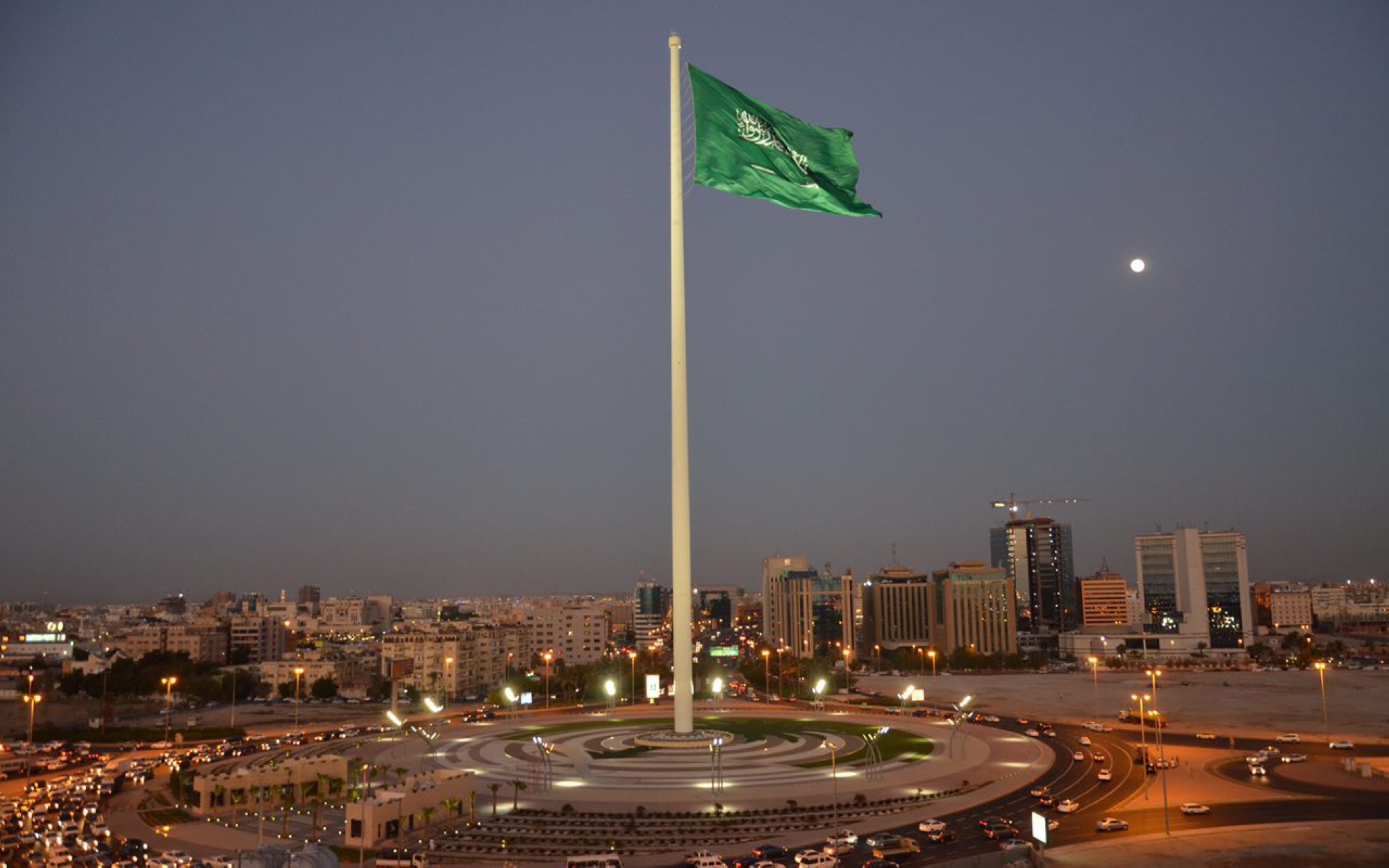 header, Tiang Bendera di Jeddah Menjadi yang Tertinggi di Dunia hingga Tahun 2021 (Sumber Saudipedia)