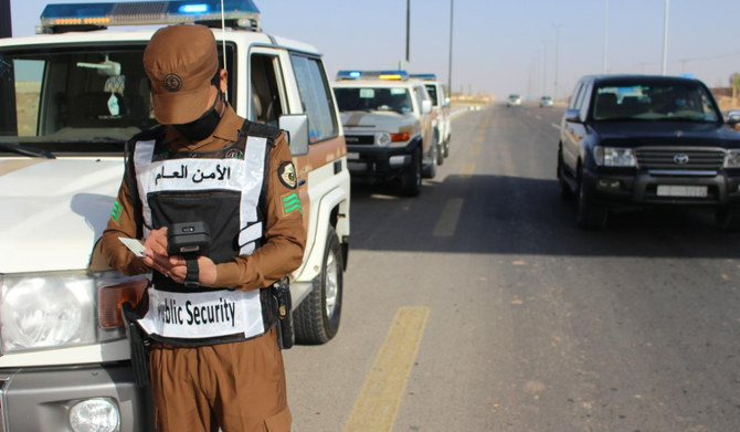 header, Polisi Lalu Lintas Arab Saudi (Sumber Arab News)