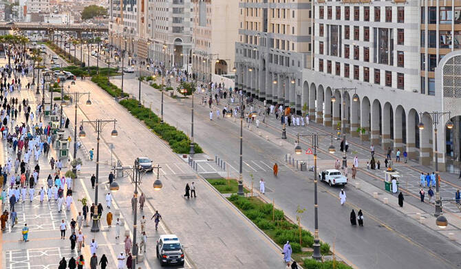 header, Salah Satu Sudut Kota Madinah (Sumber Arab News)