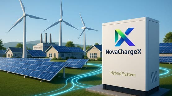 header, Ilustrasi Platform Energi Bersih dari NovaChargeX (Sumber Alarabiya)