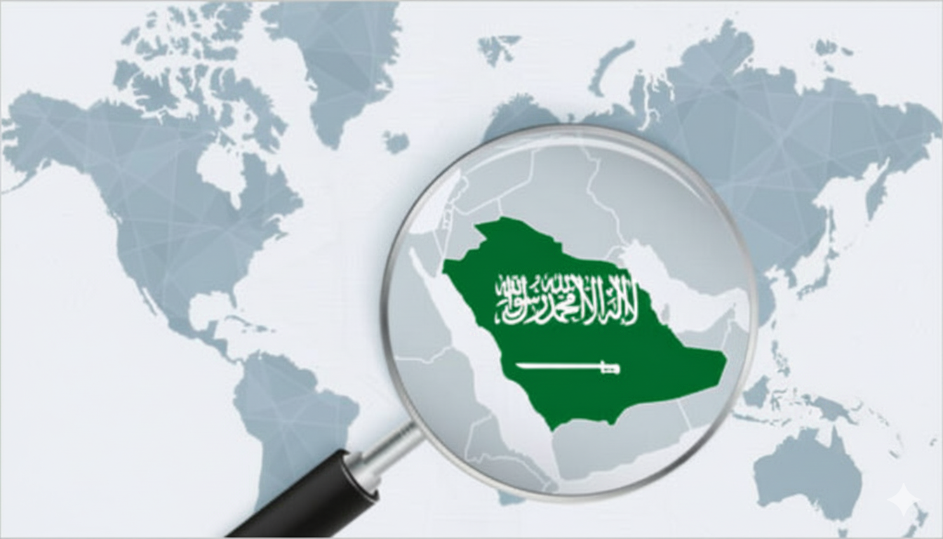 header, Ilustrasi Peran Saudi di Dunia Internasional (Sumber Arab News)