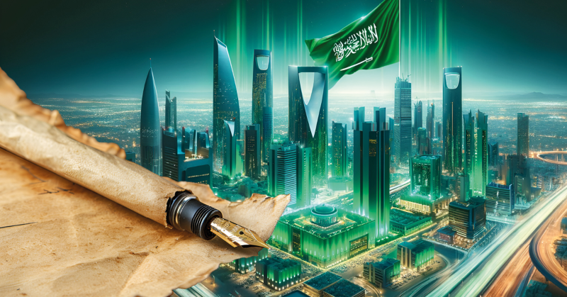 header, Ilustrasi Penguatan Bahasa Arab di Berbagai Sektor di Arab Saudi (Sumber e-Arabization)