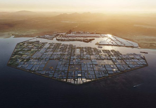 header, Hexagon, Salah Satu Bagian dari Proyek NEOM (Sumber NEOM)