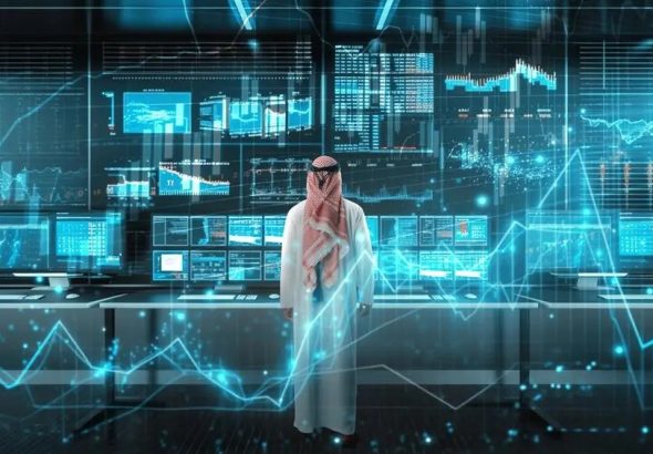 header, Ilustrasi Pemerintahan Arab Saudi di Era Teknologi Digital (Sumber Zawya)