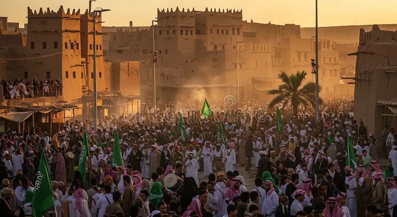 header, Suasana Perayaan Hari Nasional Arab Saudi (Sumber Dreamstime.com)