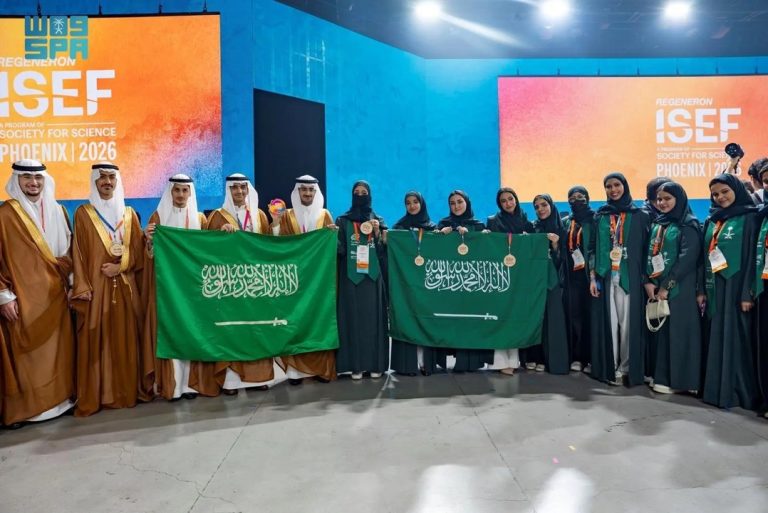 header, Prestasi Kontingen Arab Saudi di ISEF 2026 (Sumber SPA)