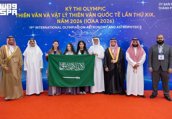 header, Kontingen Arab Saudi dalam Olimpiade Astronomi Internasional di Vietnam (Sumber SPA)