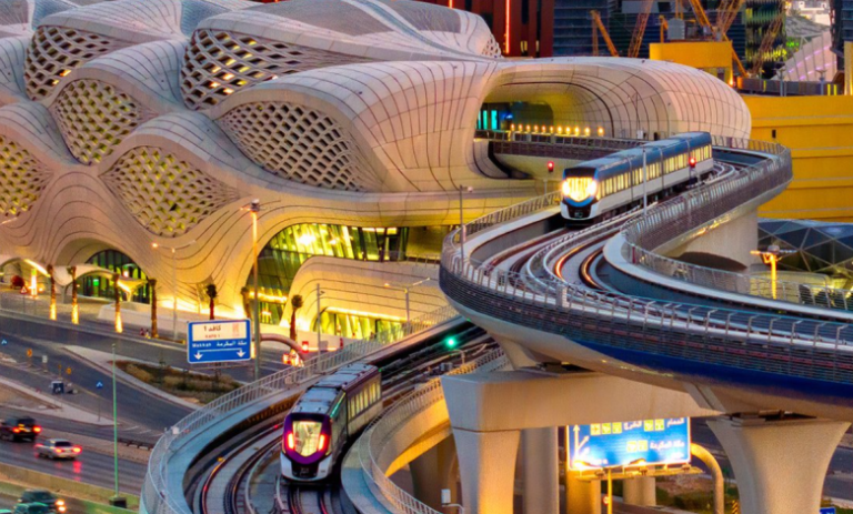 header, Ilustasi Transformasi Transoprtasi di Riyadh (Sumber Leaders-Mena.com)